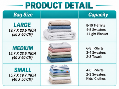💫【Back to School】Dlomyro Cordless Vacuum Storage Bag Set — Optional Rechargeable Electric Air Pump